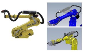 Sistemas retráctiles de dresspacks para robots industriales