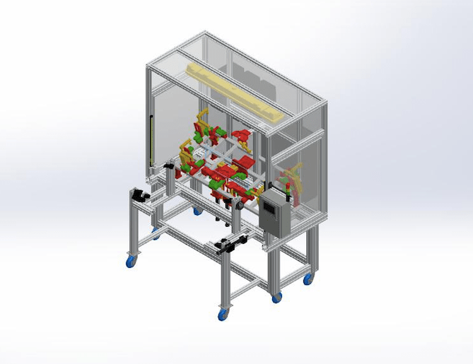 bancos de trabajo industrial semiautomático - diseño e integración de estaciones de ensamble